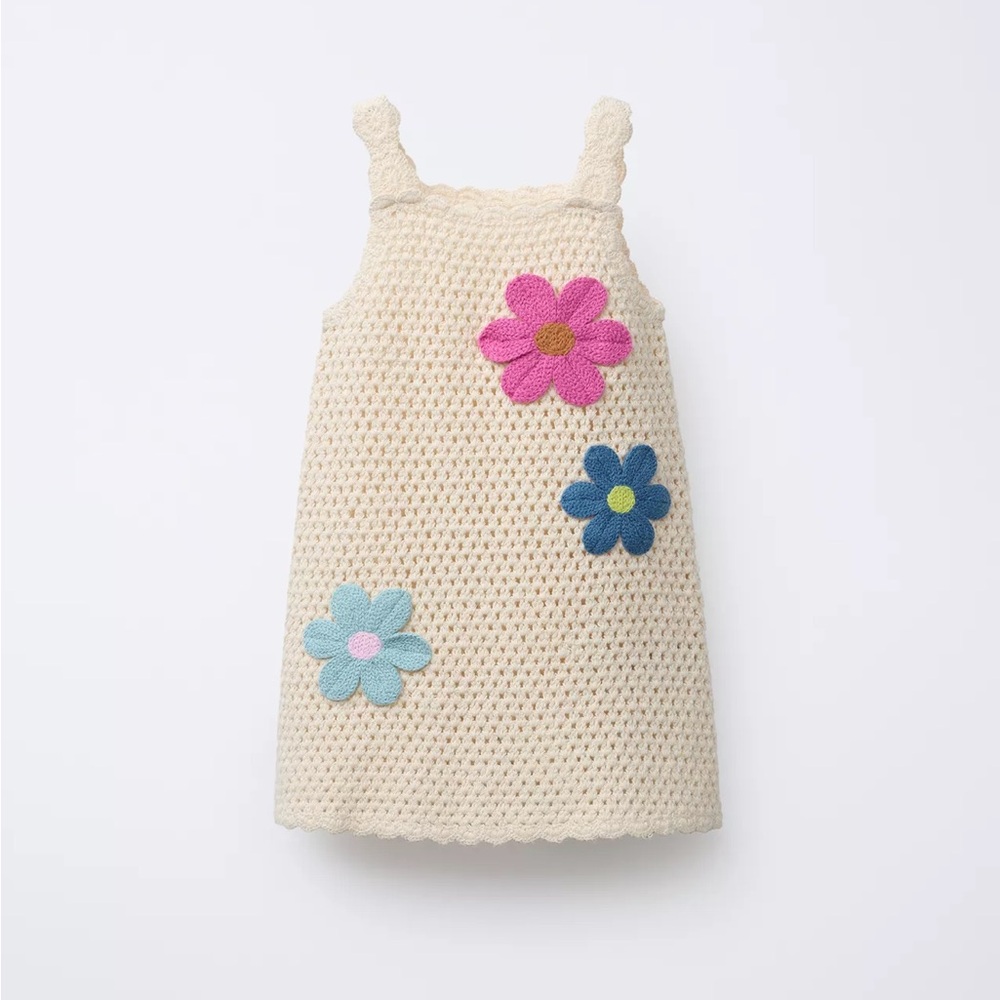 Zara crochet dress